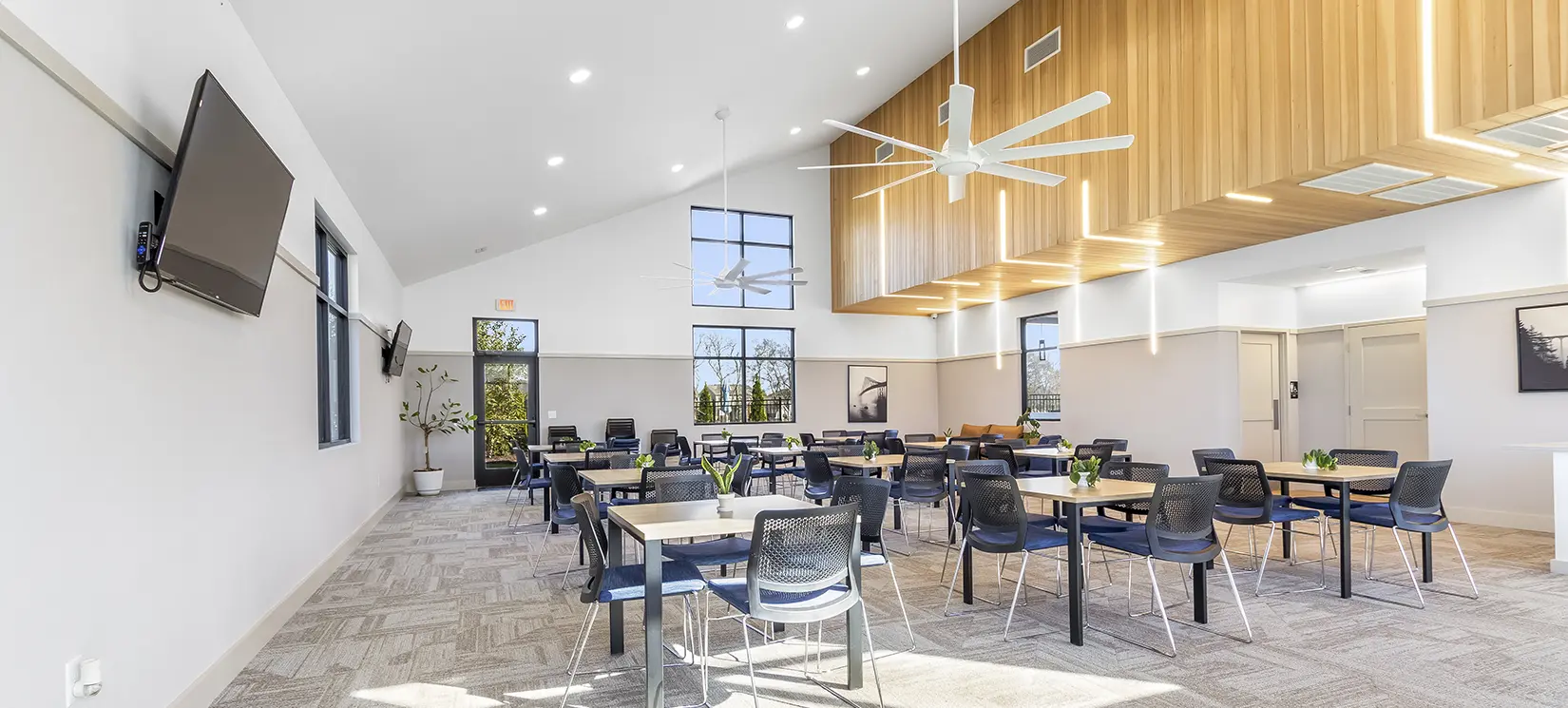 North Village Amenity Center Clubhouse Interior at Nexus in Gallatin Tennessee